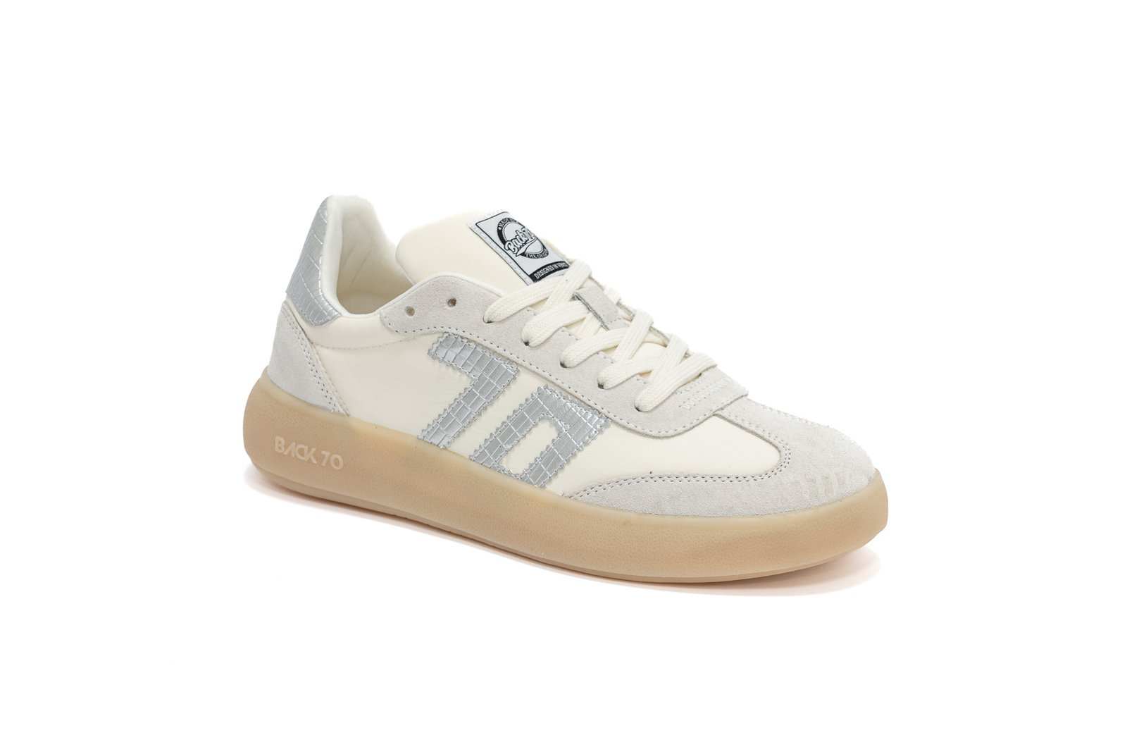 Back 70 - Sneakers in pelle bianca